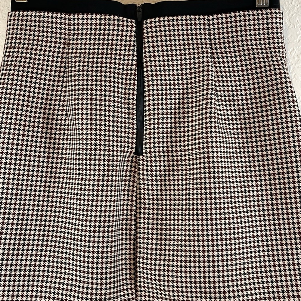 ZARA Plaid Skirt Size Large - Picture 7 of 11